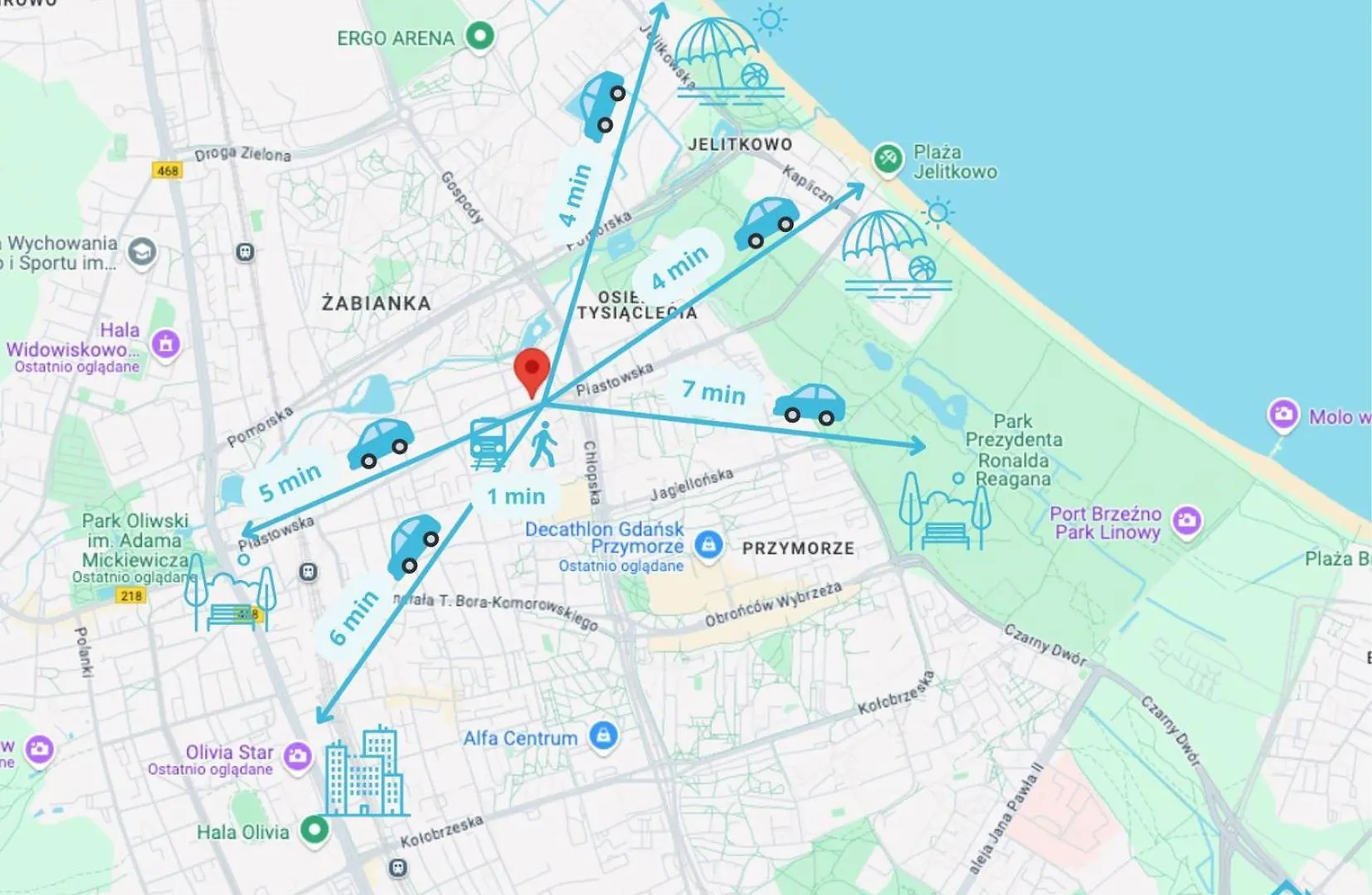 Mickle Room - Charming Place, 15 Minutes To Gdansk Old Town & 5 Minutes To Seaside